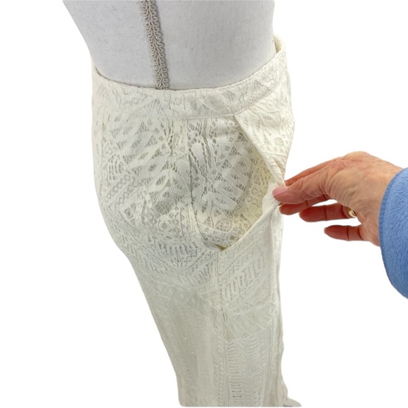 NWT BCBGMaxAzria Harper Lace Maxi Skirt 0 - Picture 8 of 14